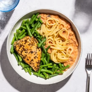 Spaghetti met Kip in Romige Saus